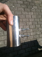 2 nippels erop gemaakt