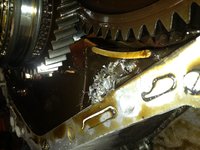 Berg gruis van het rotte lager