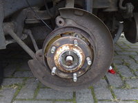 foto 3- remschijf verwijderd