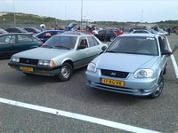 Beide auto's waarmee ik aanwezig was.